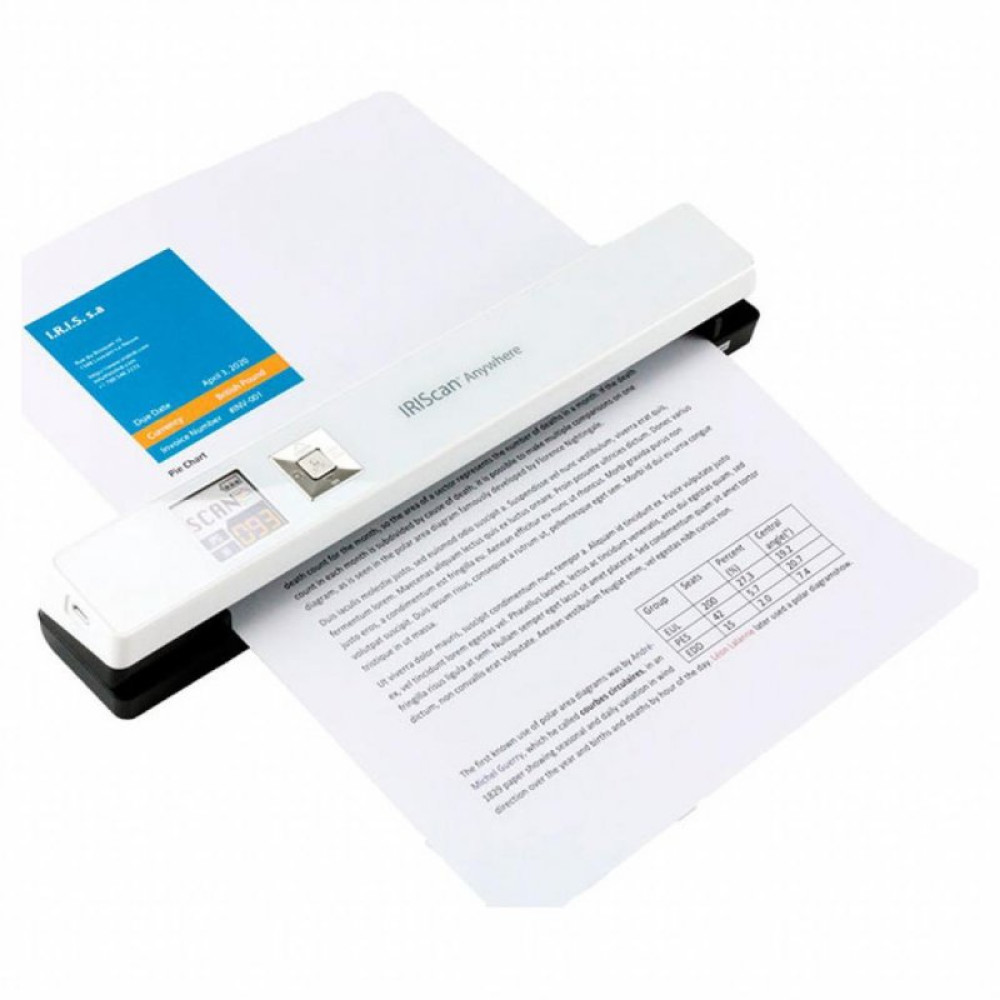 Сканер IRIS IRISCan Anywhere 5 White (458844)