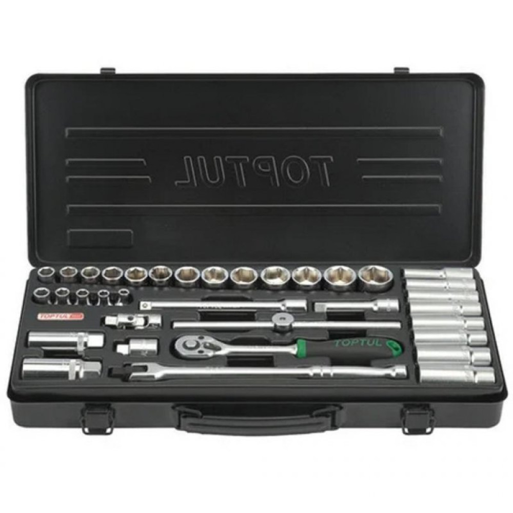 Набор инструментов TOPTUL в кейсі 3/8" 35од. (GBB35140) Набор инструментов TOPTUL в кейсі 3/8" 35од. (GBB35140)