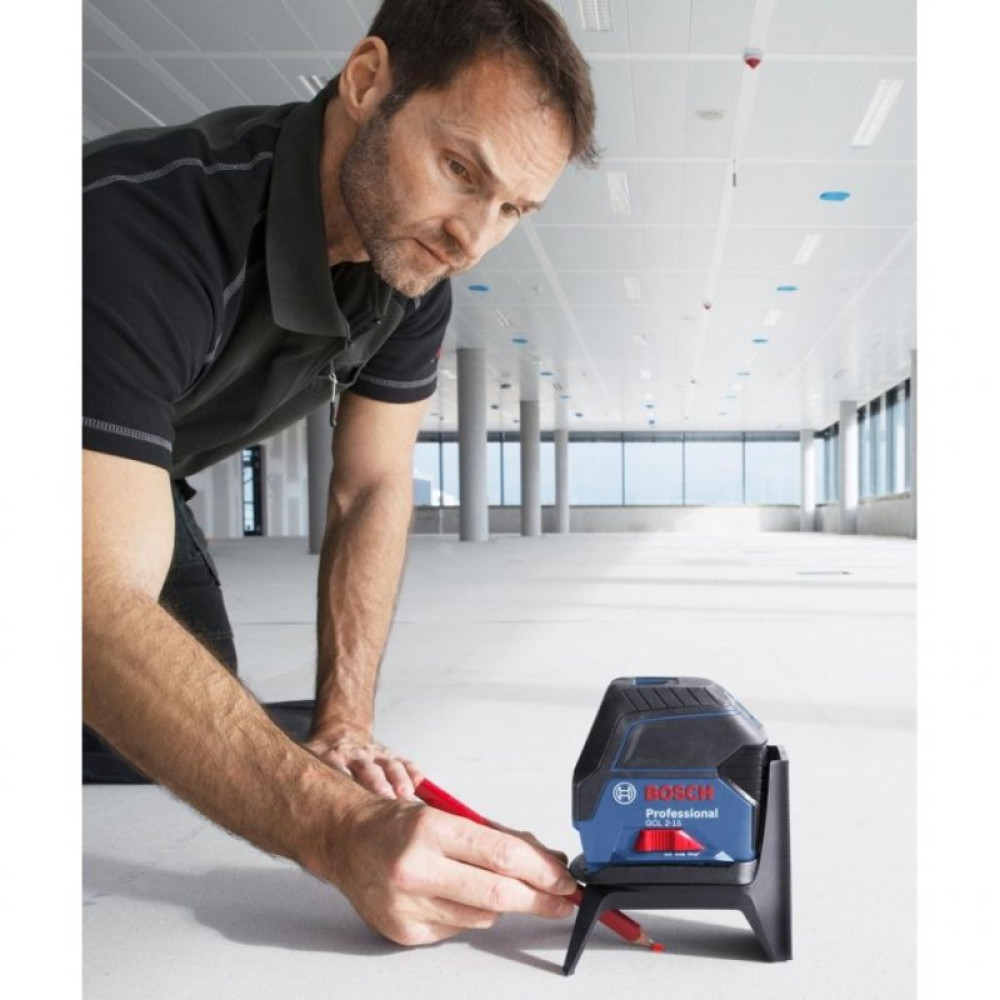 Лазерный нивелир BOSCH GCL 2-15 + RM1 + BM3 clip + кейс (0.601.066.E02)