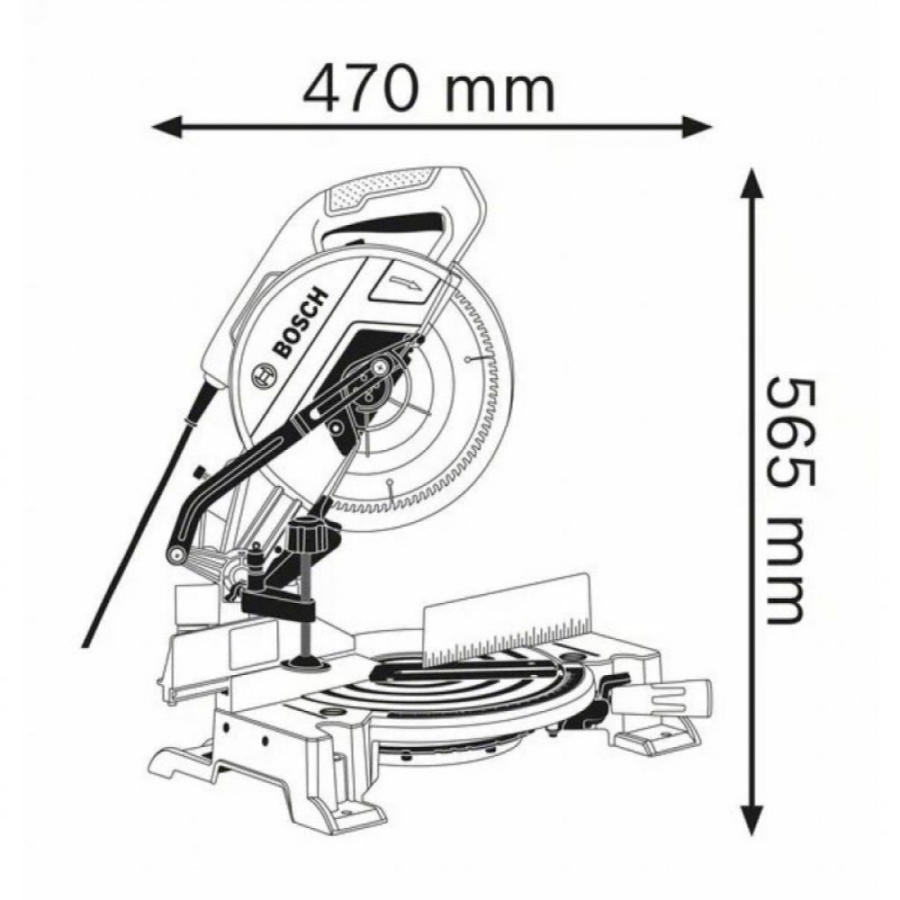 Дисковая пила BOSCH GCM 10 MX (0.601.B29.021)