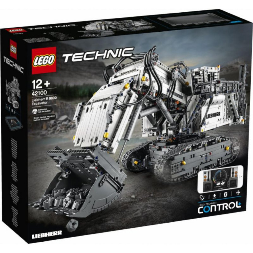 Конструктор LEGO Technic Экскаватор Liebherr R 9800 4108 деталей (42100)