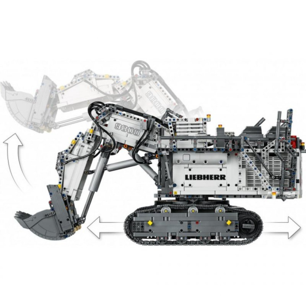 Конструктор LEGO Technic Экскаватор Liebherr R 9800 4108 деталей (42100)