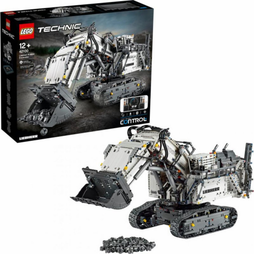 Конструктор LEGO Technic Экскаватор Liebherr R 9800 4108 деталей (42100)