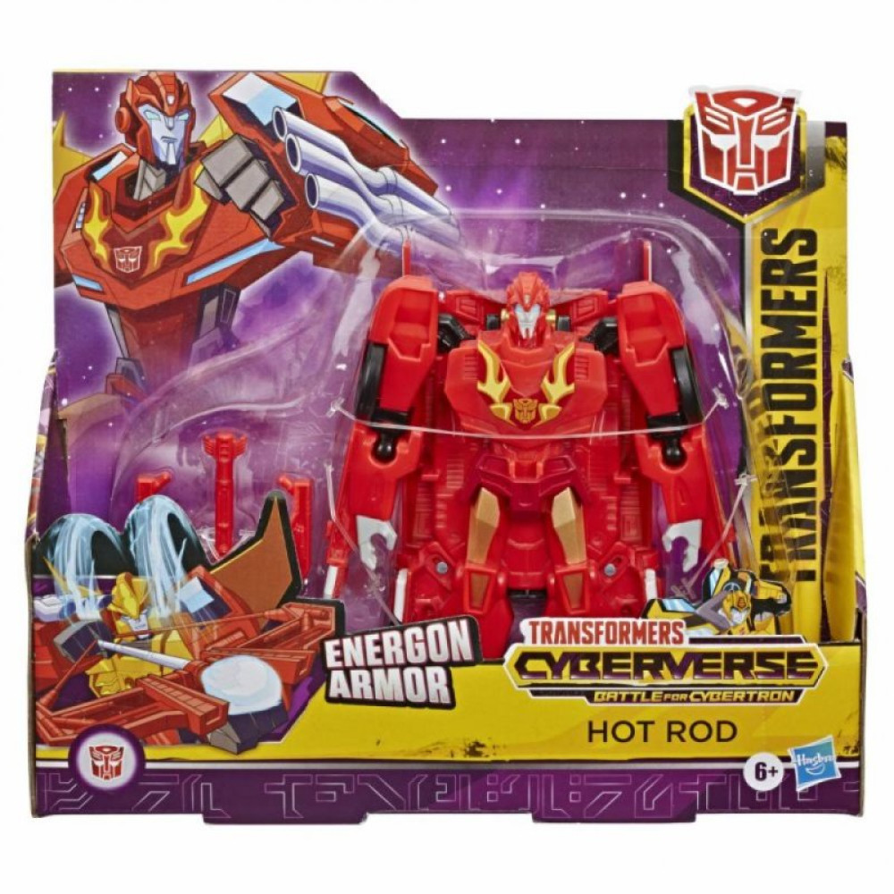 Трансформер Hasbro Cyberverse ULTRA HOT ROD 19 см (E1886_E7107)