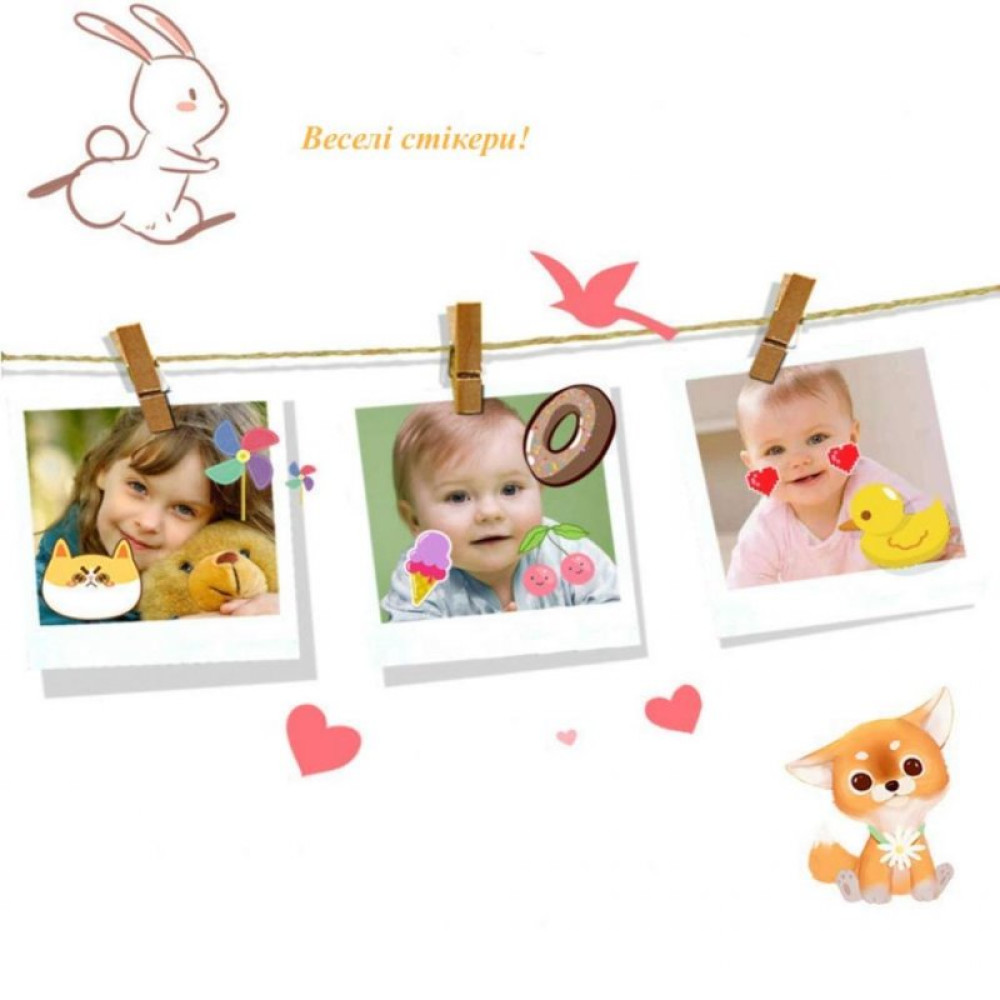 Інтерактивна іграшка XoKo Rabbit Цифровий дитячий фотоапарат рожев (KVR-010-PN)
