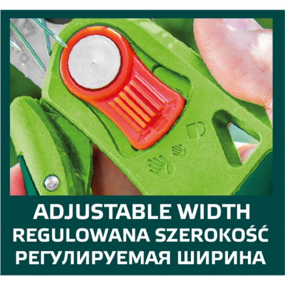 Секатор Verto з наковаленкою, регулюванням ширини (15G203)