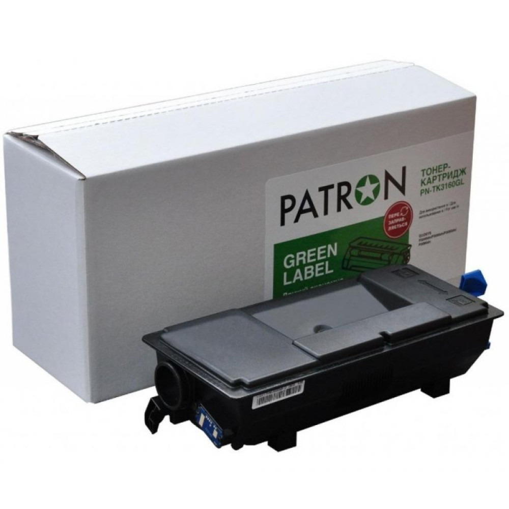 Тонер-картридж Patron KYOCERA TK-3160 GREEN Label (PN-TK3160GL)