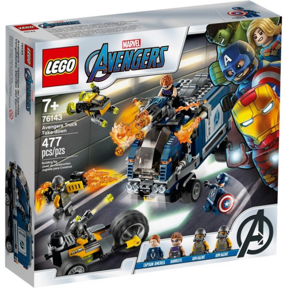 Конструктор LEGO Super Heroes Marvel Comics Мстители: Нападение на грузовик (76143)