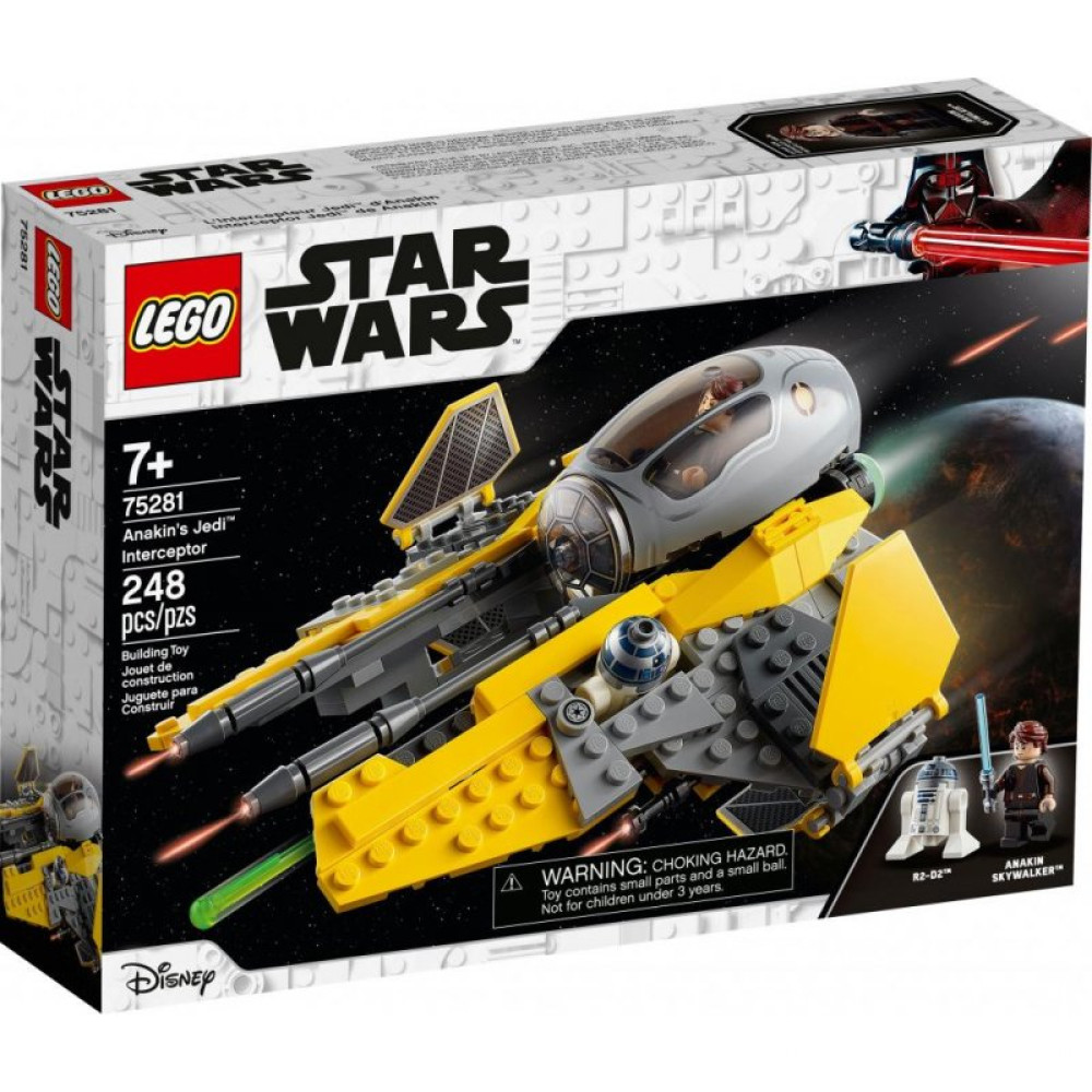 Конструктор LEGO Star Wars Джедайский перехватчик Энакина 248 деталей (75281)