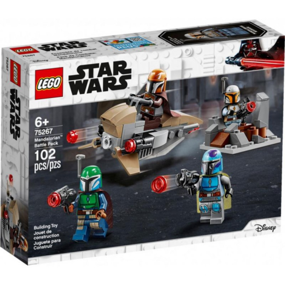 Конструктор LEGO Star Wars Боевой набор: мандалорцы 102 детали (75267)