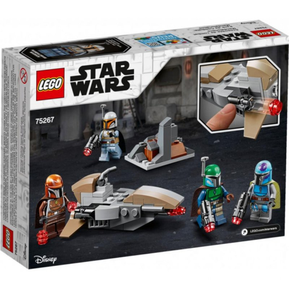 Конструктор LEGO Star Wars Боевой набор: мандалорцы 102 детали (75267)