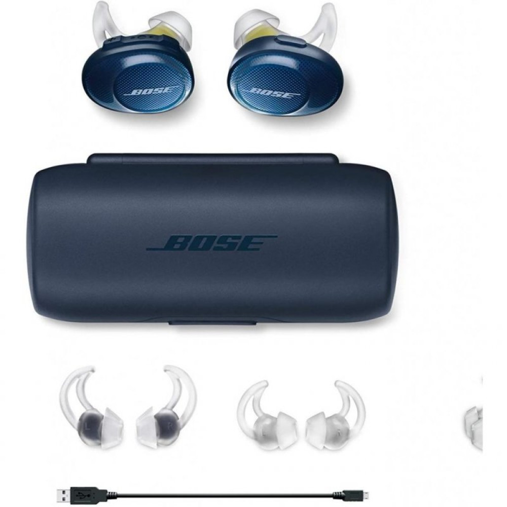 Наушники Bose SoundSport Free Wireless Headphones Blue/Yellow (774373-0020)