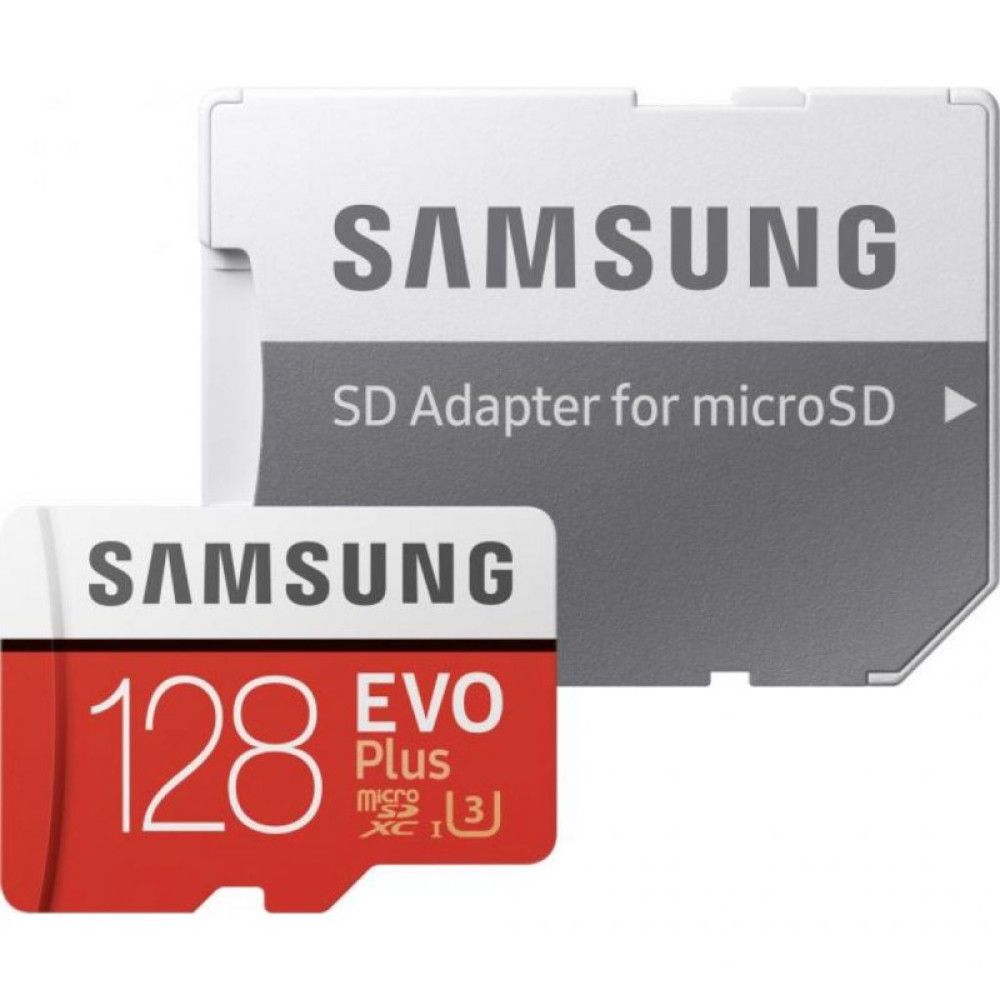 Карта памяти Samsung 128GB microSDXC class 10 UHS-I EVO Plus (MB-MC128HA/RU)