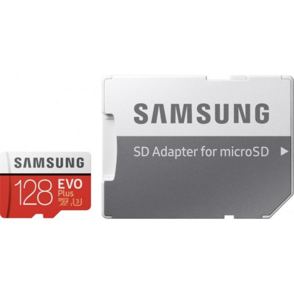 Карта памяти Samsung 128GB microSDXC class 10 UHS-I EVO Plus (MB-MC128HA/RU)