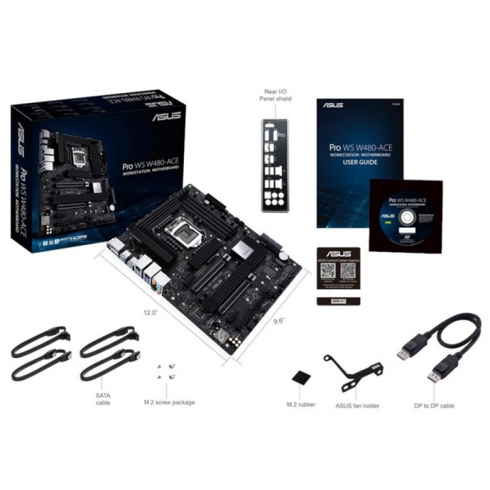 Серверна материнська плата ASUS Pro WS W480-ACE (PRO_WS_W480-ACE)