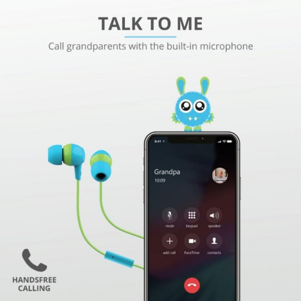 Навушники Trust Buddi Kids Mic Blue (23421)