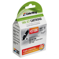 Картридж ColorWay CANON CLI-451Bk PIXMA MG5440/MG6340/MG7240 (CW-CLI-451BK)