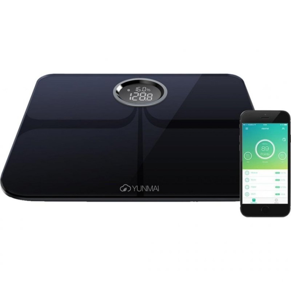 Весы напольные YUNMAI Premium Smart Scale Black (M1301-BK)