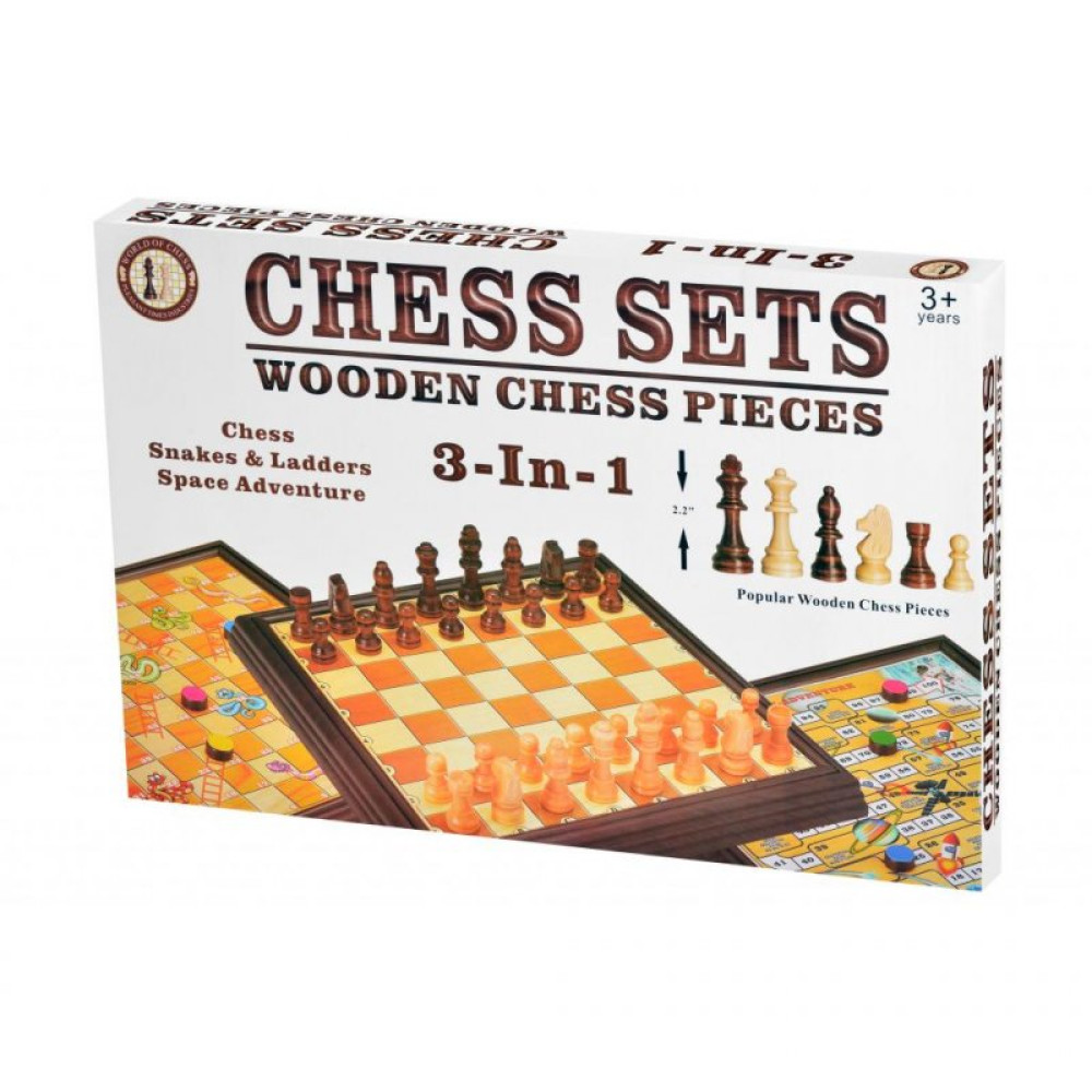 Настільна гра Same Toy Шахматы 3 в 1 (518Ut)