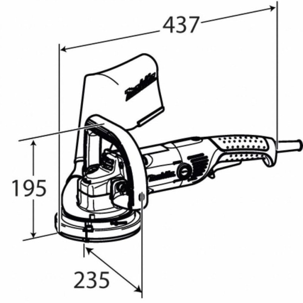 Шлифовальная машина Makita PC5000C, по бетону (PC5000C)