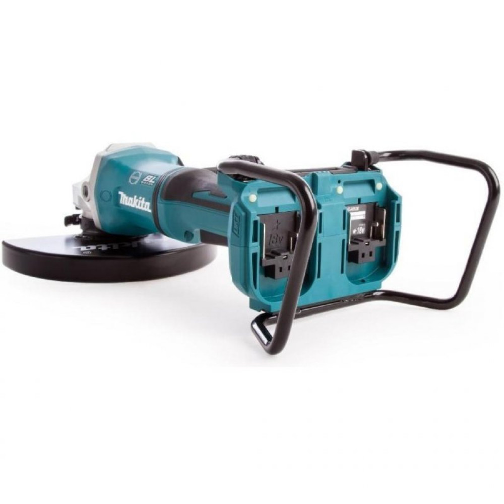 Шліфувальна машина Makita LXT, 18В + 5Аг х 2шт, DC18RD, 230мм (DGA900PT2)