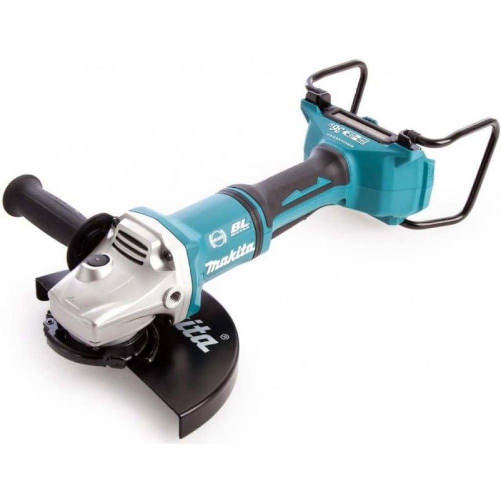Шліфувальна машина Makita LXT, 18В + 5Аг х 2шт, DC18RD, 230мм (DGA900PT2)
