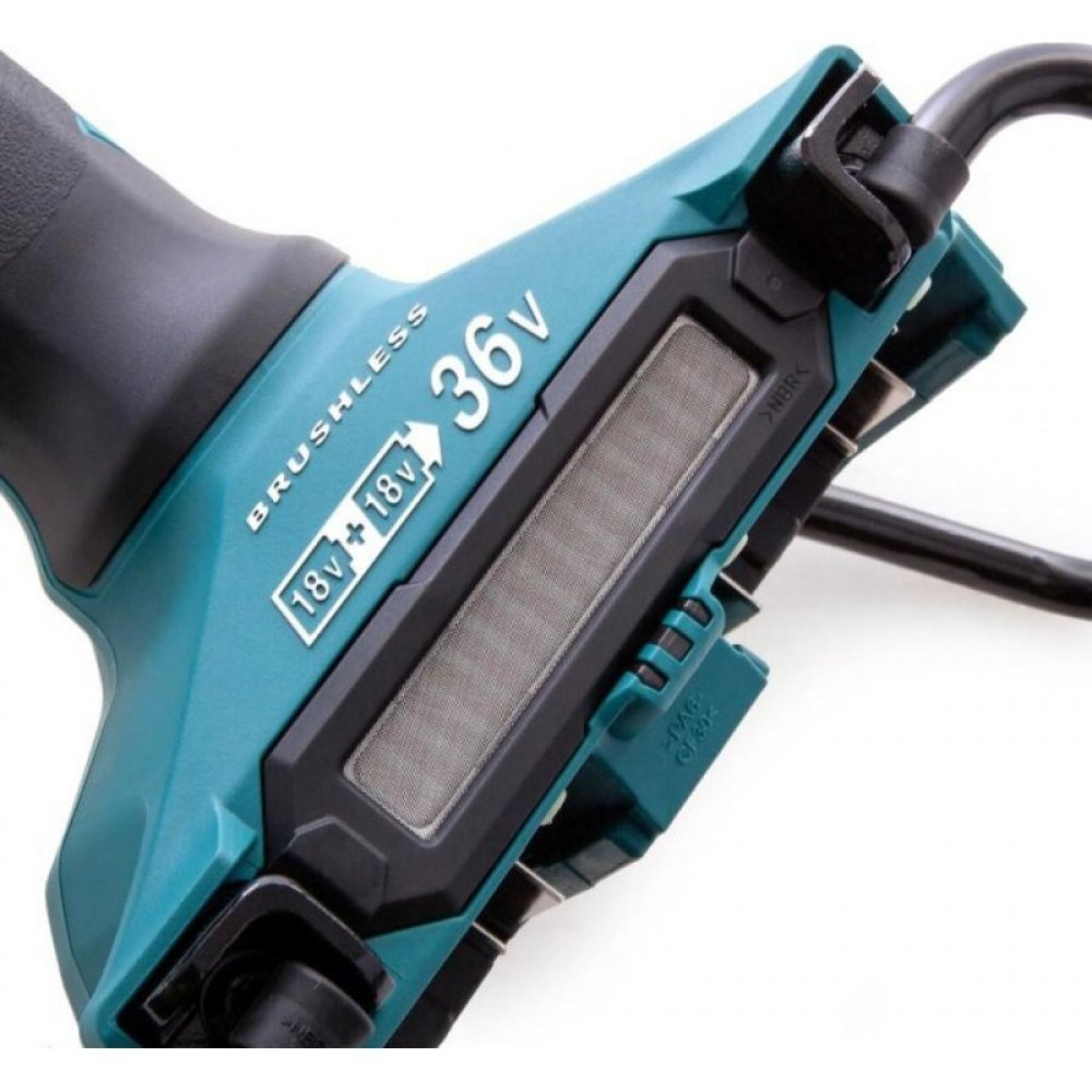 Шліфувальна машина Makita LXT, 18В + 5Аг х 2шт, DC18RD, 230мм (DGA900PT2)