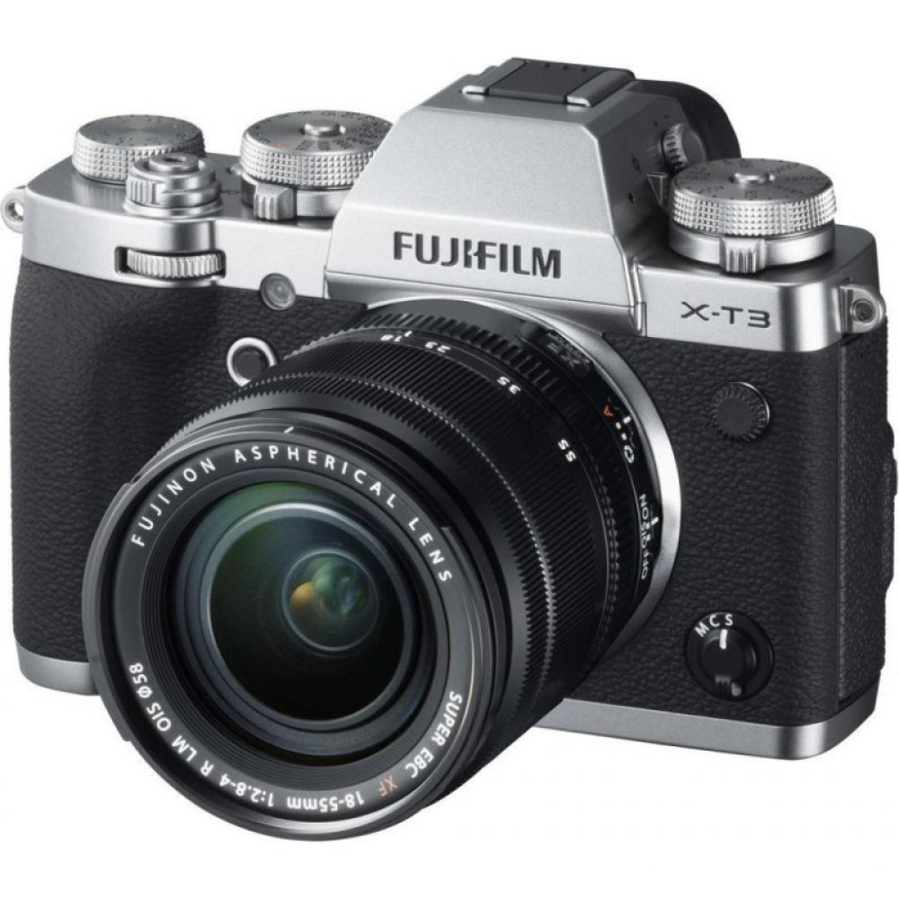 Цифровий фотоапарат Fujifilm X-T3 + XF 18-55mm F2.8-4.0 Kit Silver (16589254)