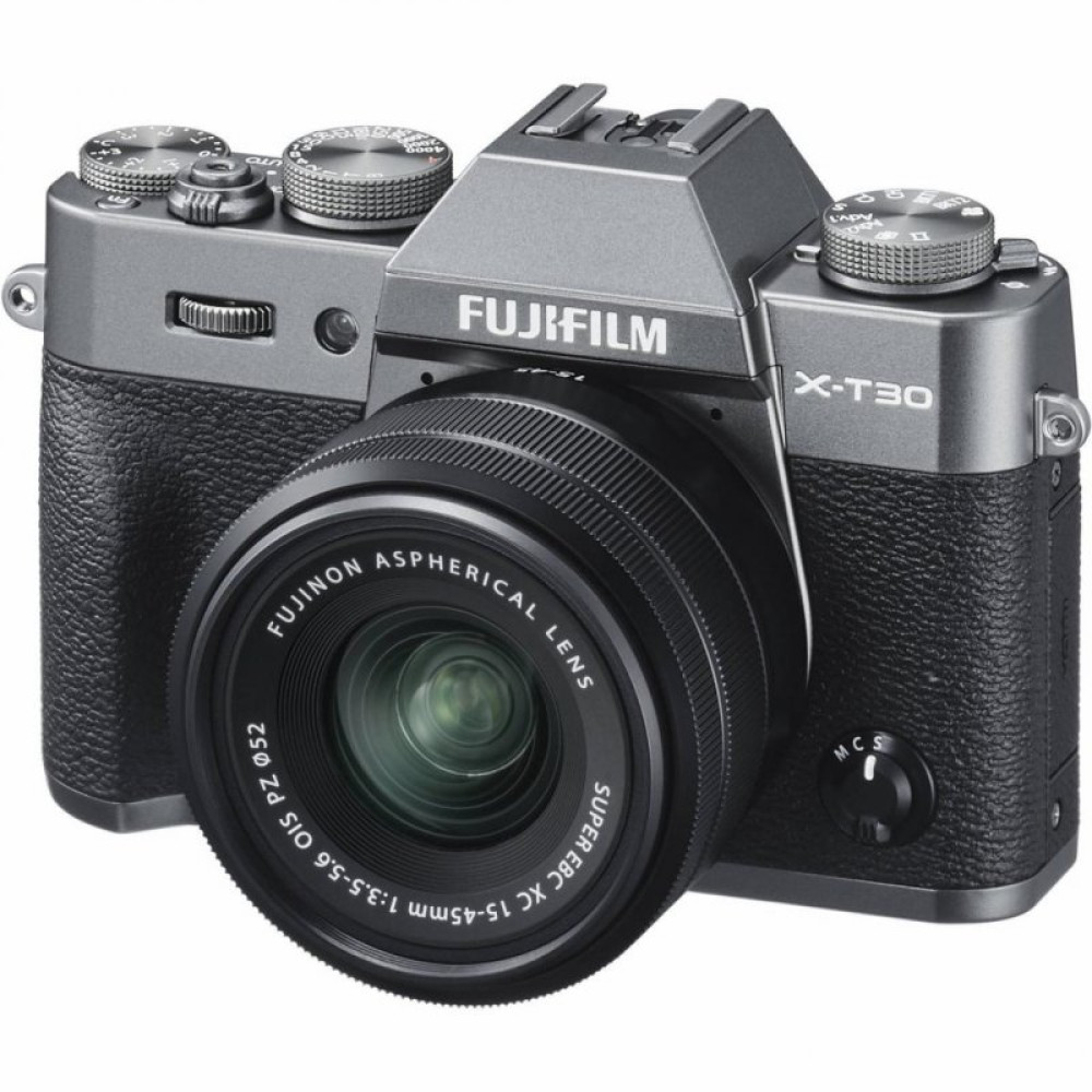 Цифровий фотоапарат Fujifilm X-T30 + XC 15-45mm F3.5-5.6 Kit Charcoal Silver (16619401)