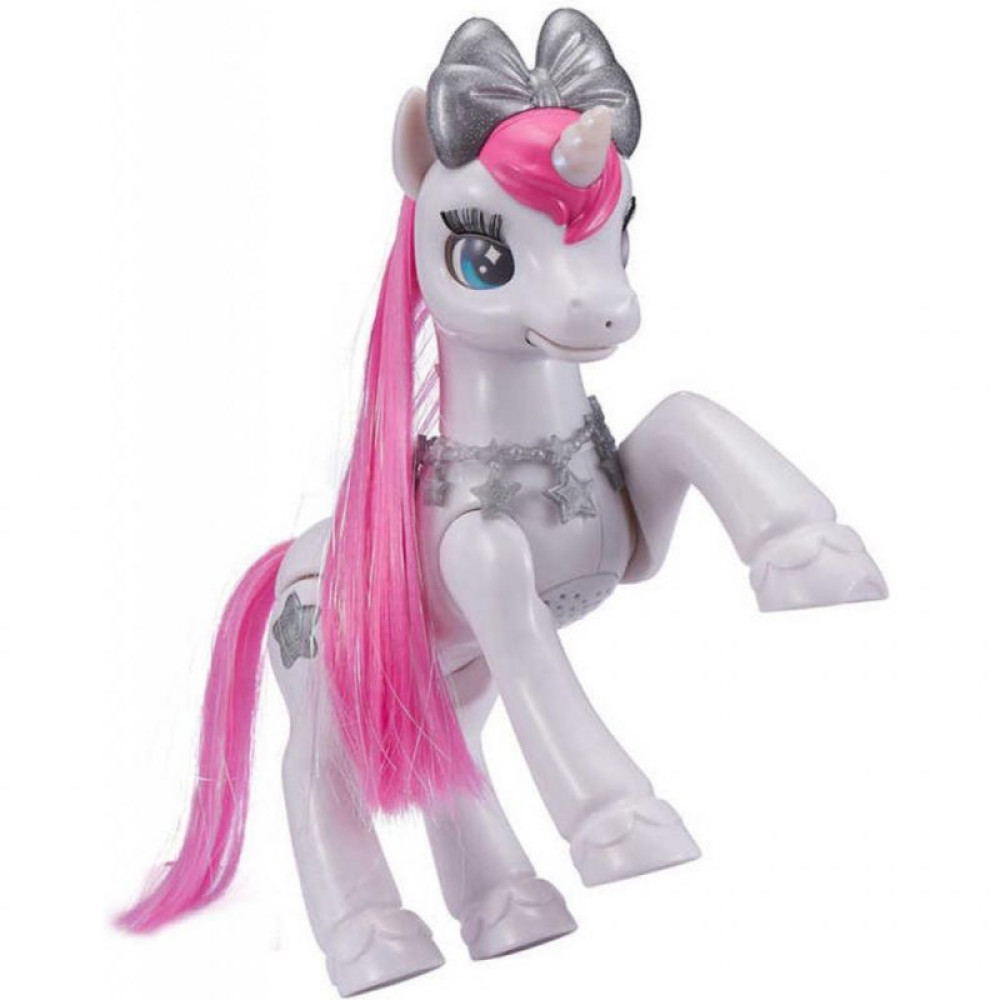 Интерактивная игрушка Pets & Robo Alive Pets Alive Белый единорог в домике (9502W)