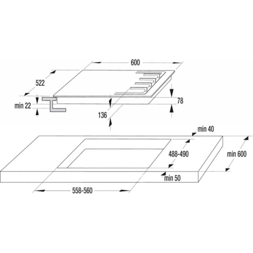 Варочная поверхность Gorenje GTW641SYB (GTW 641 SYB)