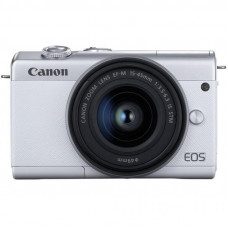 Цифровой фотоаппарат Canon EOS M200 + 15-45 IS STM White (3700C032)
