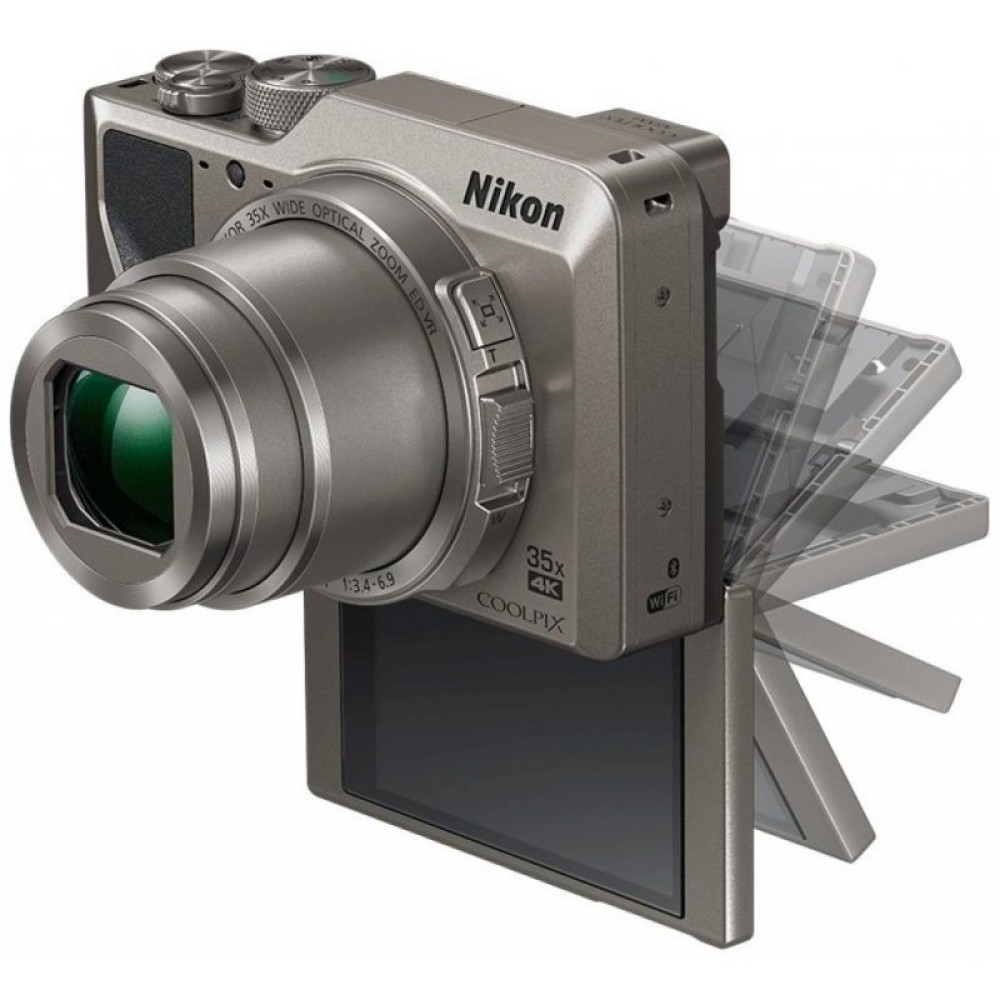 Цифровой фотоаппарат Nikon Coolpix A1000 Silver (VQA081EA)