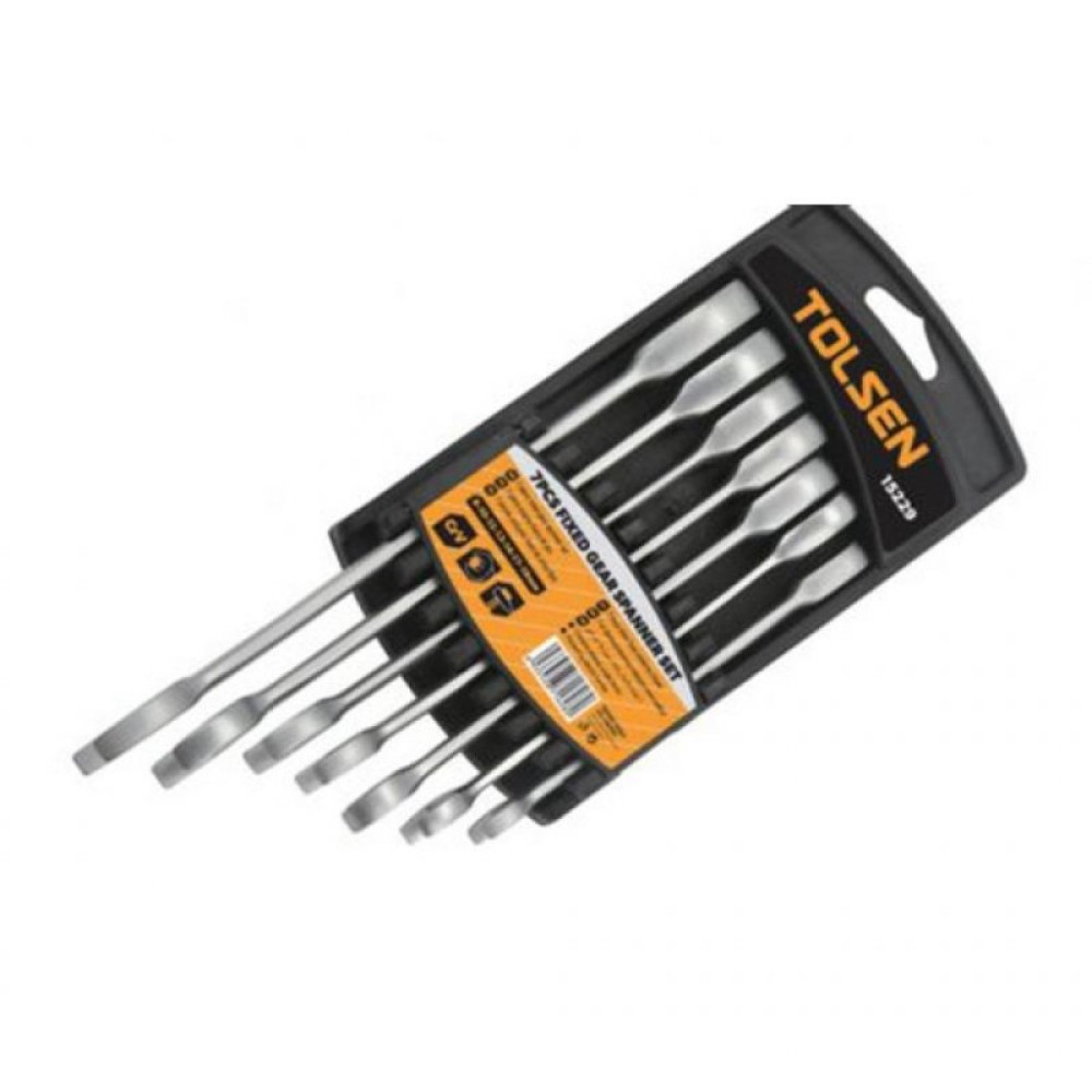 Набор инструментов Tolsen храповых ключей 7шт 8-19мм (15229) Набор инструментов Tolsen храповых ключей 7шт 8-19мм (15229)