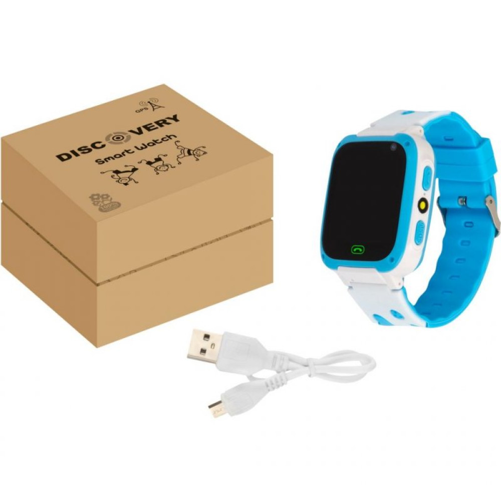 Смарт-годинник Discovery iQ4800 Camera LED Light Blue дитячий смарт годинник-телефон (iQ4800 Blue)