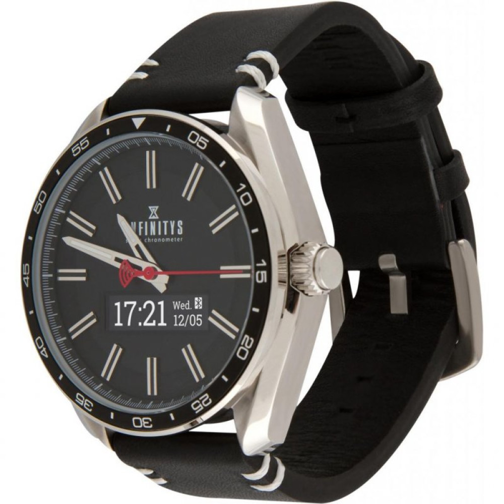 Смарт-годинник Atrix INFINITYS X10 45mm Swiss Classic Chrono Steel-black Смарт-го (swwpaii1sccstlb)