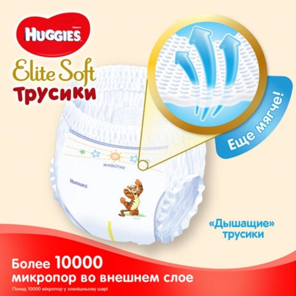 Підгузник Huggies Elite Soft Pants XXL 6 (15-25 кг) Giga 38 шт (5029053548371) Підгузник Huggies Elite Soft Pants XXL 6 (15-25 кг) Giga 38 шт (5029053548371)
