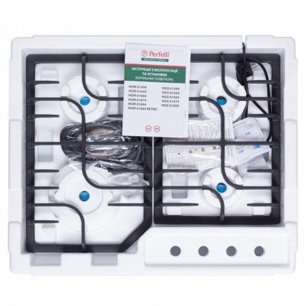 Варочная поверхность PERFELLI HGM 61664 WH