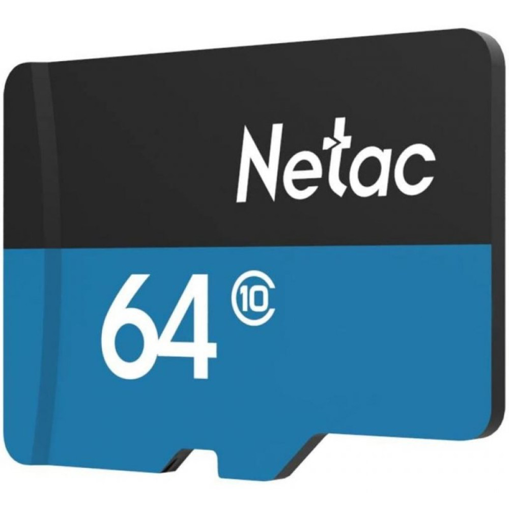 Карта пам'яті Netac 64GB microSD class 10 UHS-I U1 (NT02P500STN-064G-R)