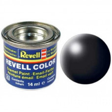 Аксессуары для сборных моделей Revell Краска эмалевая № 302. Черная шелково-матовая, 14 мл (RVL-32302)