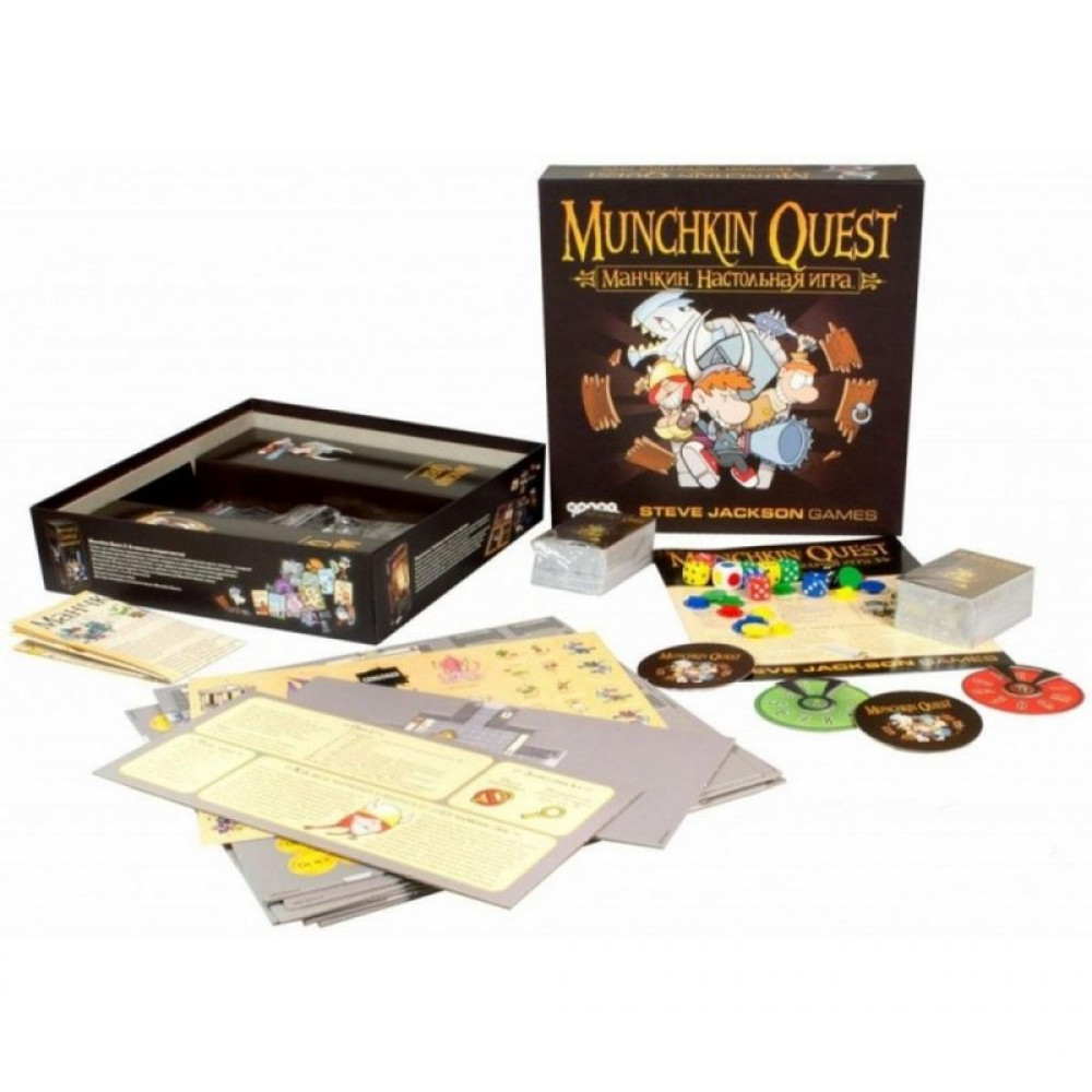 Настільна гра Hobby World Манчкін Квест (4-е рос. вид.) 12+ (1383)