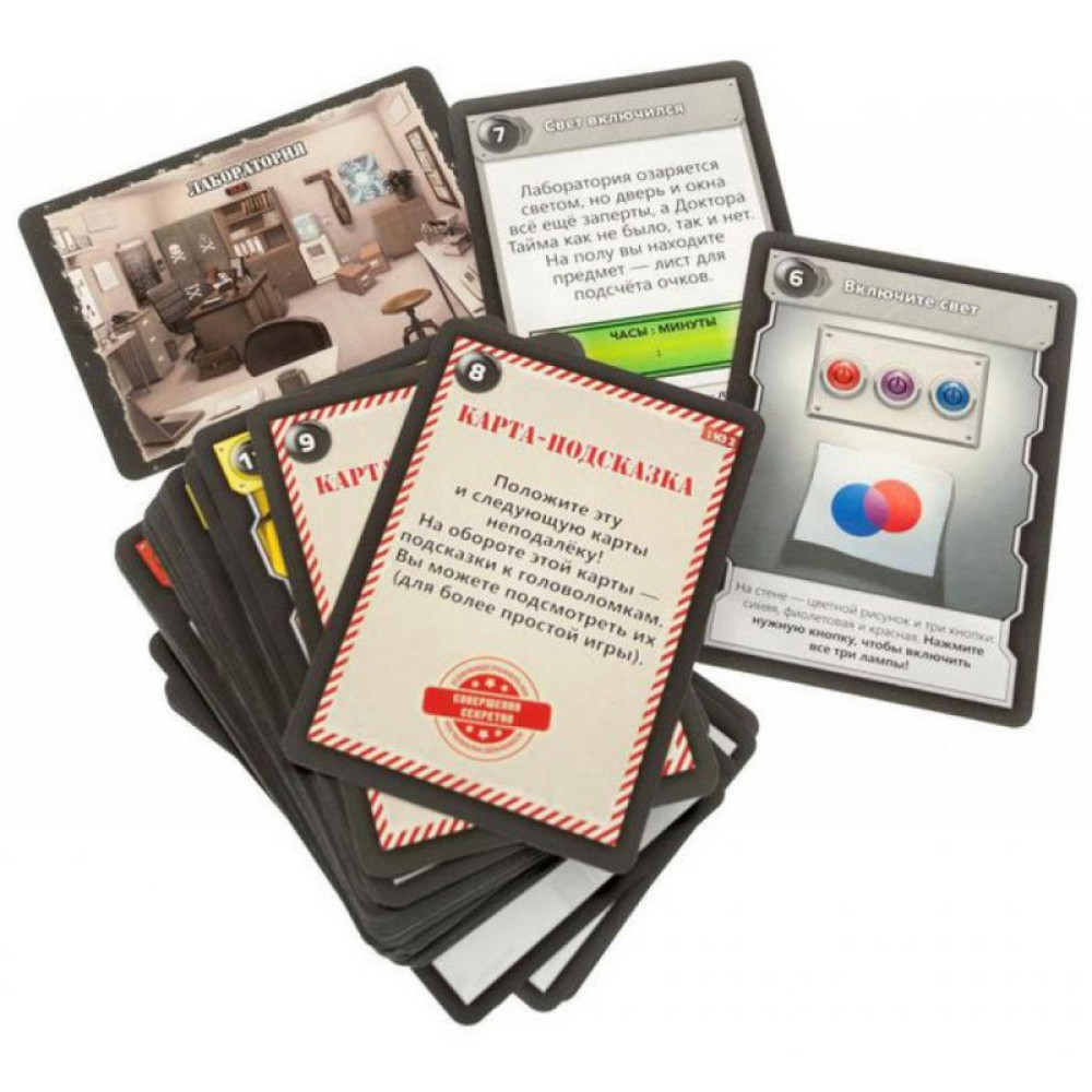 Настольная игра Стиль жизни КвестМайстер. Тайна доктора Тайма (321290) Настольная игра Стиль жизни КвестМайстер. Тайна доктора Тайма (321290)