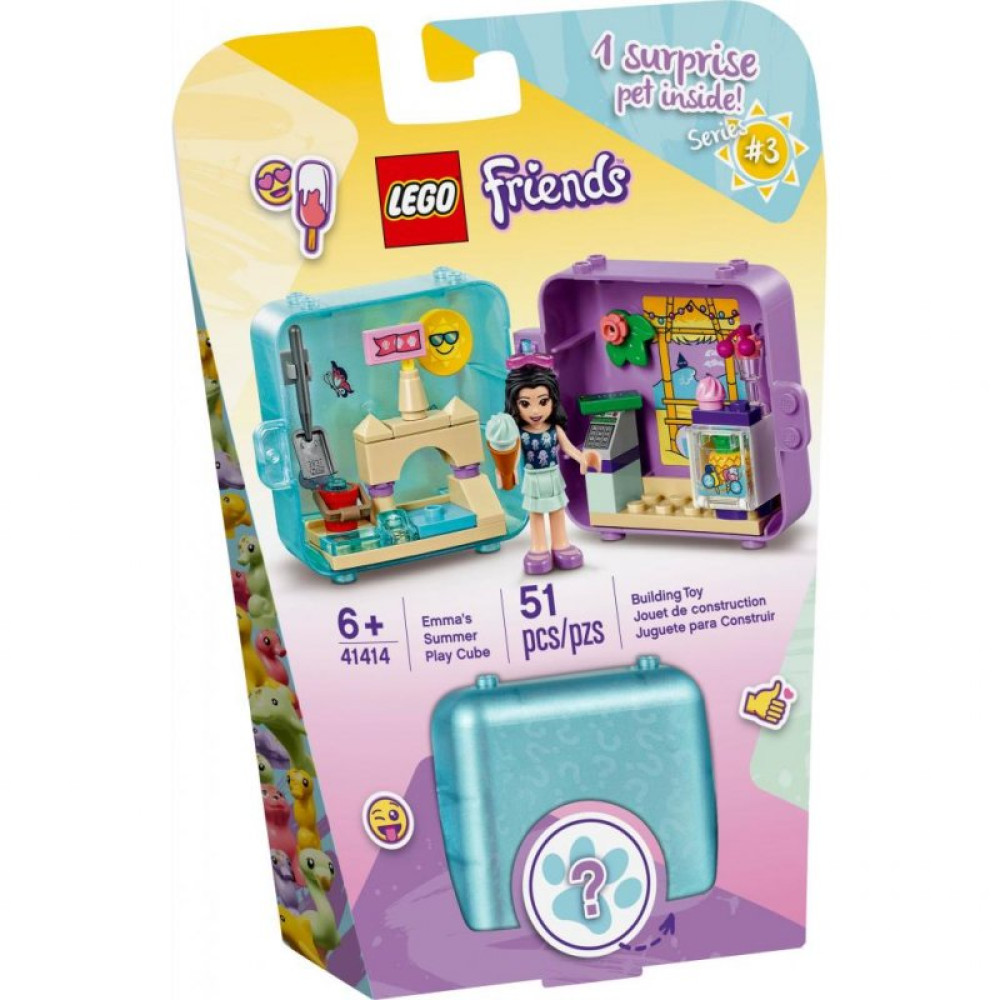 Конструктор LEGO Friends Летняя игровая шкатулка Эммы 51 деталей (41414)