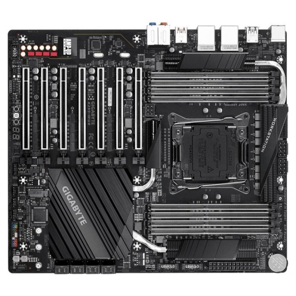 Серверная материнская плата GIGABYTE X299-WU8 s2066 X299 8DDR4 7xPCIex16 M.2 SPDIF Type-C ATX (X299-WU8)