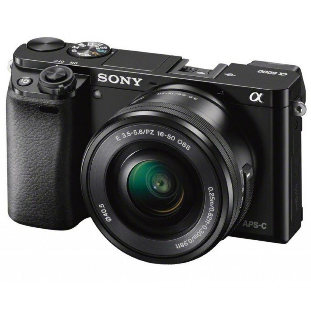 Цифровой фотоаппарат SONY Alpha 6000 kit 16-50mm Black (ILCE6000LB.CEC)