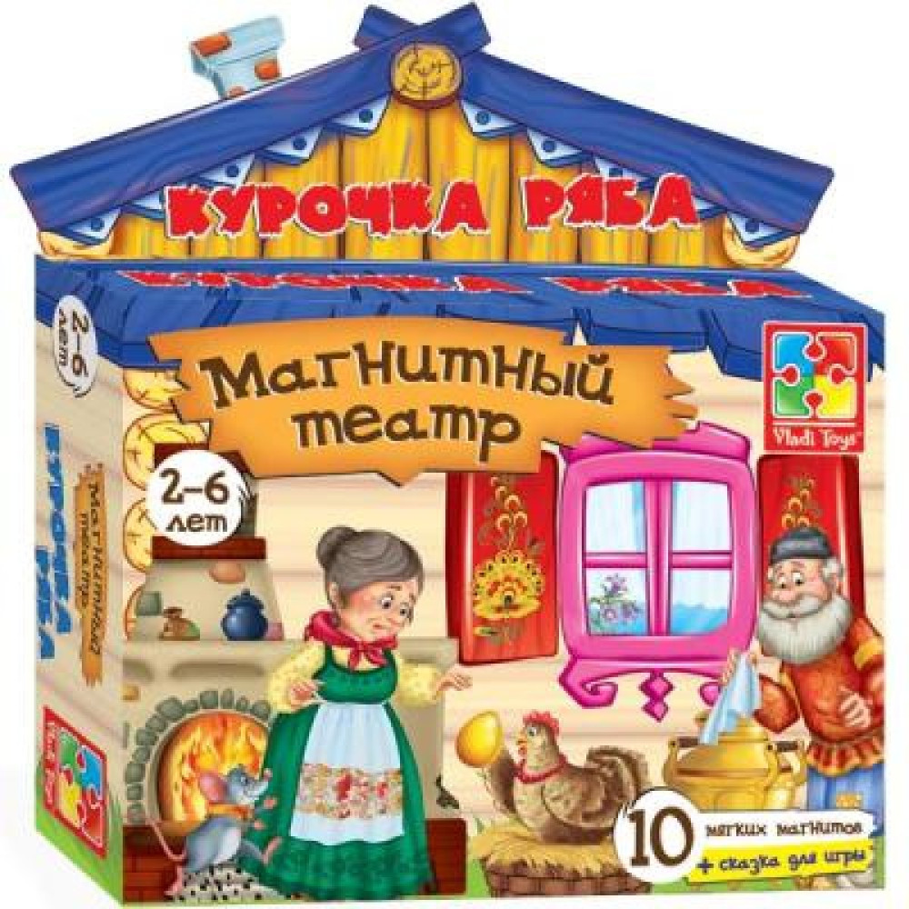 Настільна гра Vladi Toys Магнитный театр Курочка Ряба (VT3206-12)