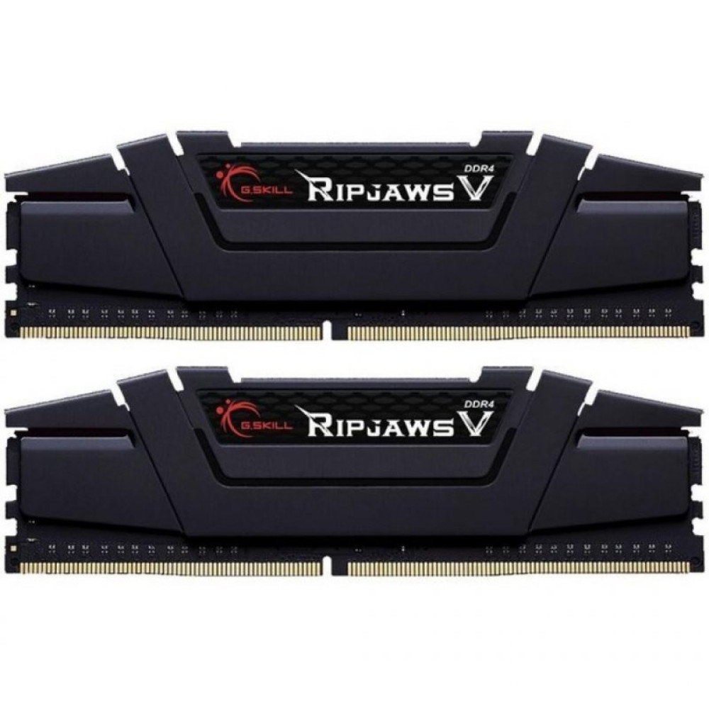Модуль пам'яті для комп'ютера DDR4 16GB (2x8GB) 2800 MHz RipjawsV Gray G.Skill (F4-2800C16D-16GVG)