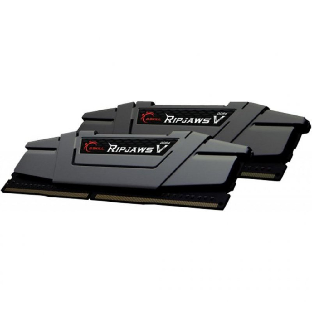 Модуль пам'яті для комп'ютера DDR4 16GB (2x8GB) 2800 MHz RipjawsV Gray G.Skill (F4-2800C16D-16GVG)