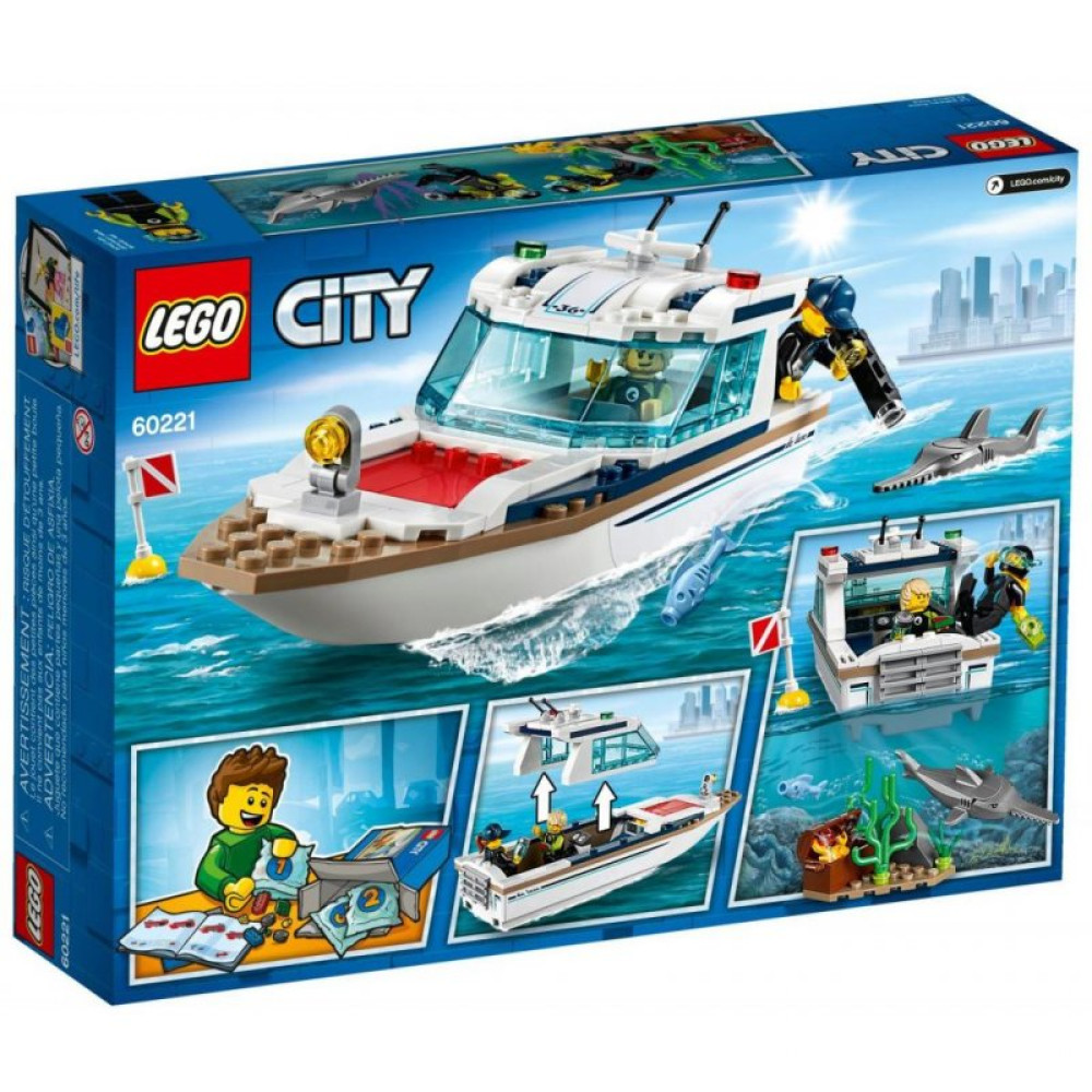 Конструктор LEGO Яхта для дайвінгу (60221)
