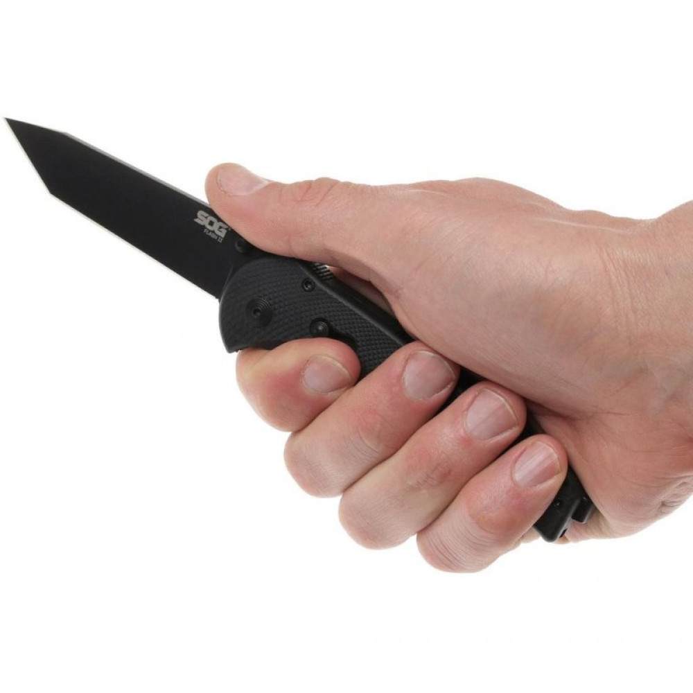 Нож SOG Flash II Tanto Black Blade (TFSAT8-BX)